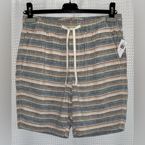 2/40$ Men’s Old Navy brand new linen pull on cotton blend shorts size small - Picture 2 of 10